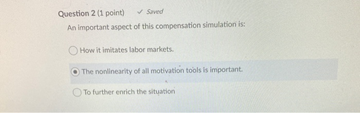 an important aspect of this compenstation