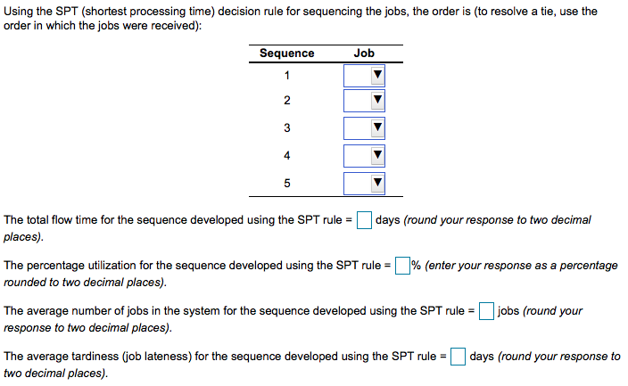 DATA: Using the FCFS (first come, first served)