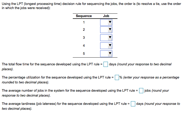 DATA: Using the FCFS (first come, first served)
