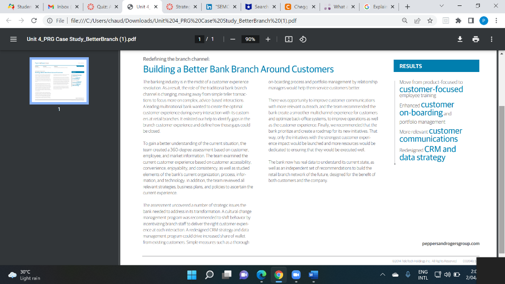 Explain the type of networking the bank undertook