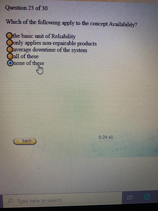 Question 23 of 30 Which of the following apply to