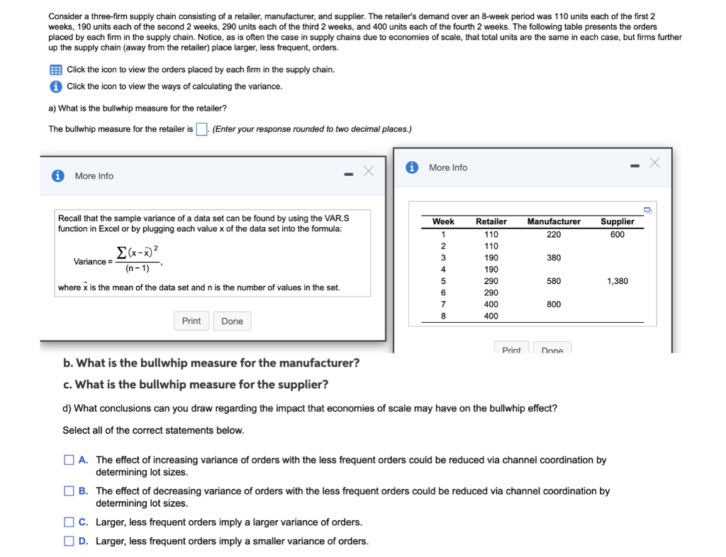 Consider a three-firm supply chain consisting of