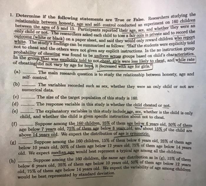 please give reasoning for every letter thank you