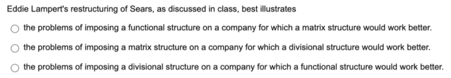 Holding the rewards tructure fixed, suppose a