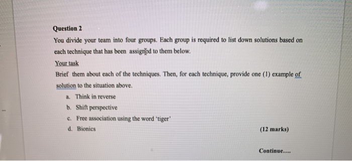 i only need answers for question 2. question 1 is