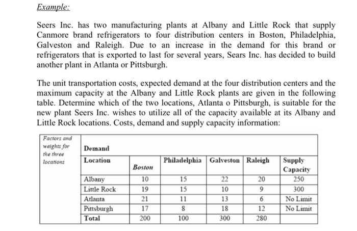 solve this example by hand and step by step by