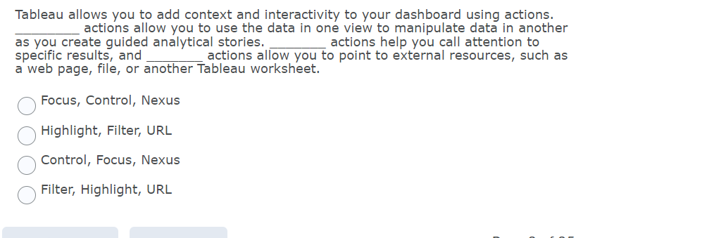 Tableau allows you to add context and