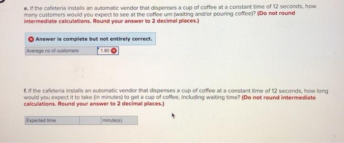 Problem 7-19 (Algo) A cafeteria serving line has