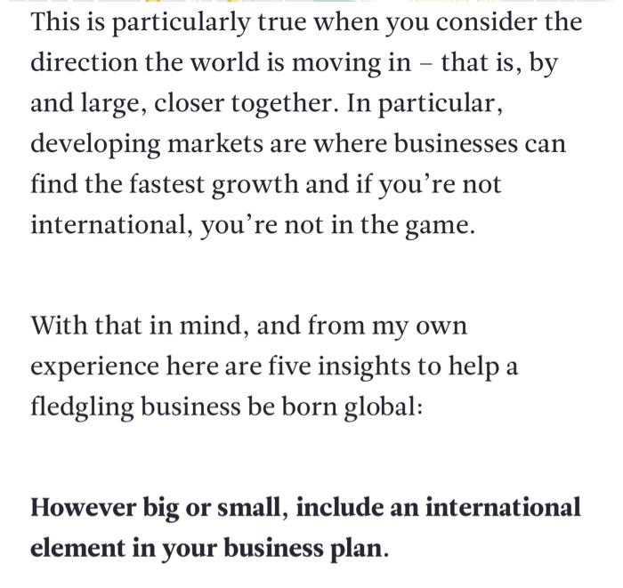 read the article and answer the question: Do you