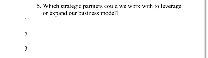 4. How could be get others to create value for us