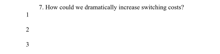 4. How could be get others to create value for us