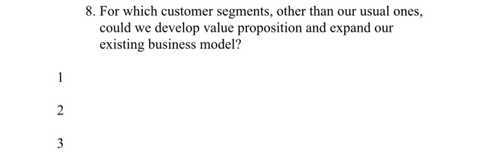 4. How could be get others to create value for us