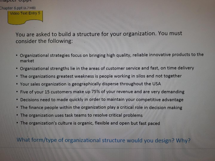 Chapter 6.ppt (6.7 MB) Video Text Entry 5 You are