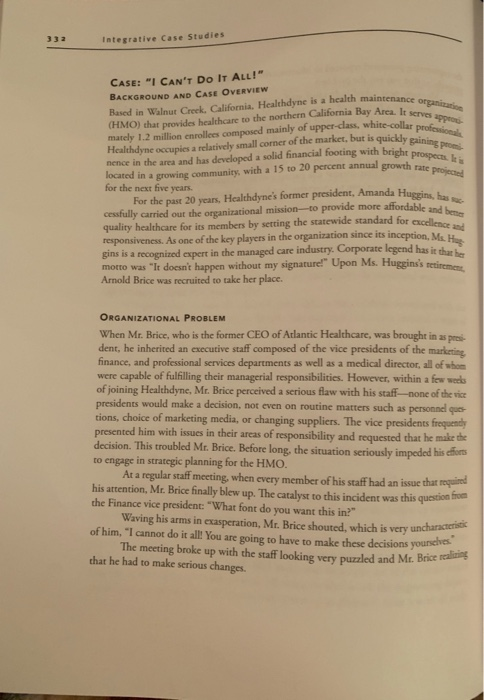 4. Can't Do It All case: Referring to the types