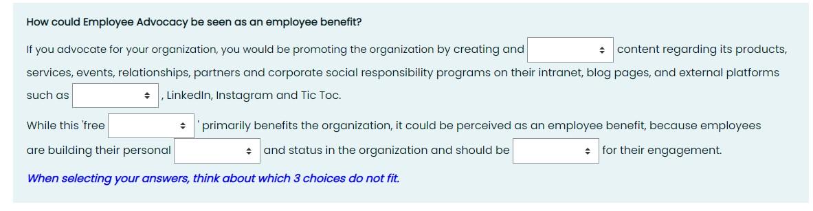 Organizations choose to provide benefits on top