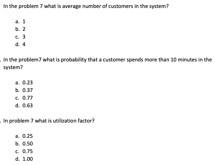 An infinite M/M/1 queue has arrival rate of 6/