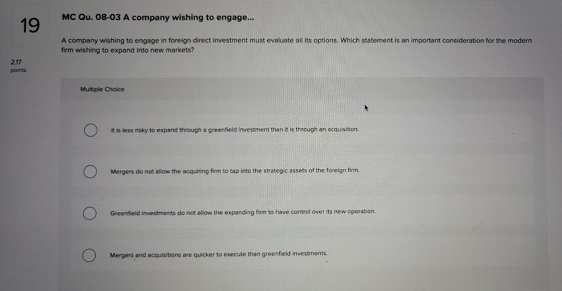 FDI's effect on a country's balance-of-payments