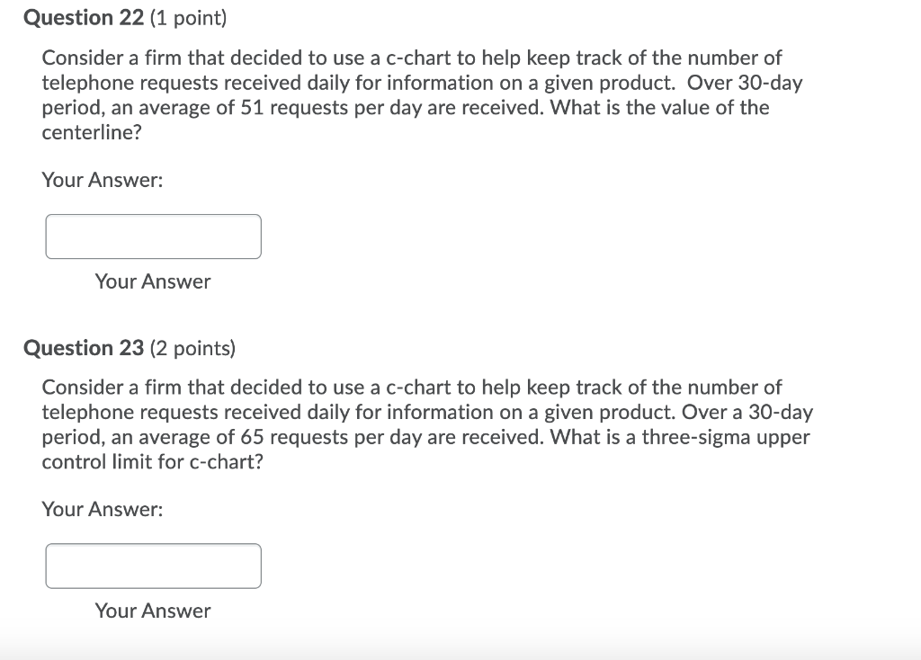 Question 22 (1 point) Consider a firm that