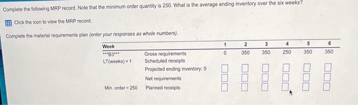 calculate 1. projected ending inventory 2. net