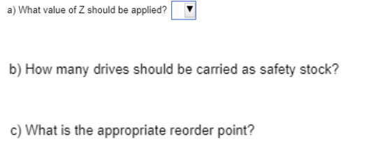 Based on available information, lead time demand