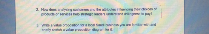 2. How does analysing customers and the