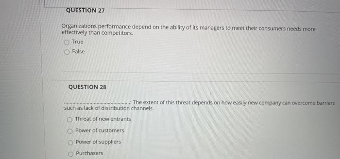 fast fast without explain QUESTION 27