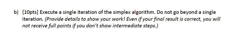 P2 [35pts]: Consider the following optimization