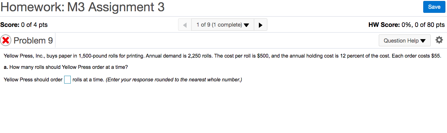 B. What is the time between orders? (Assume 365