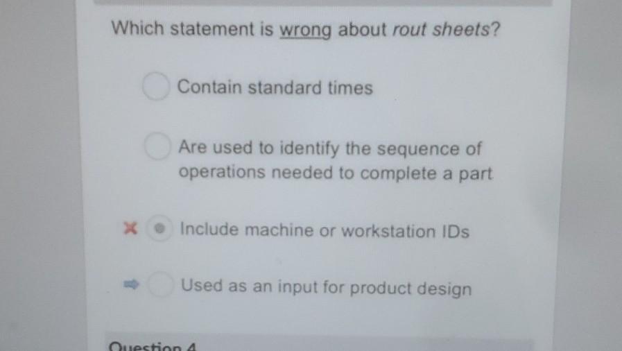 Which statement is wrong about rout sheets?