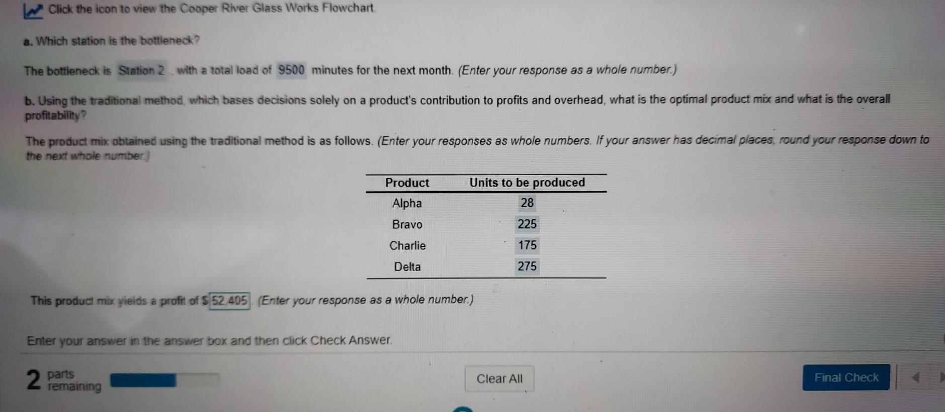 Can someone please help with the calculations for