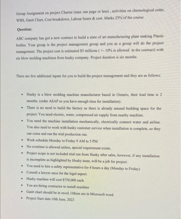 you just have to do choronlogical activities like