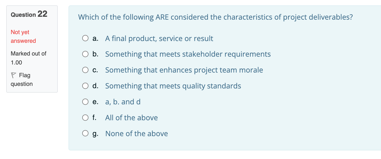 Question 16 Which of the following is physical