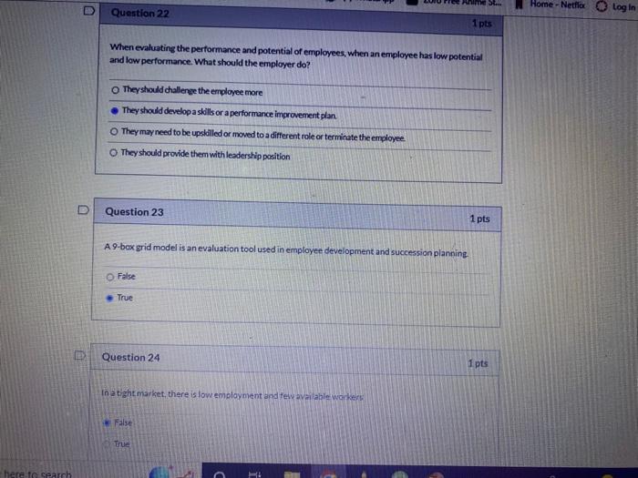When evaluating the performance and potential of
