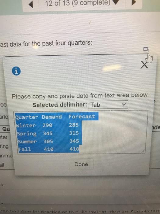 does the fall quarter need a seasonal adjustment