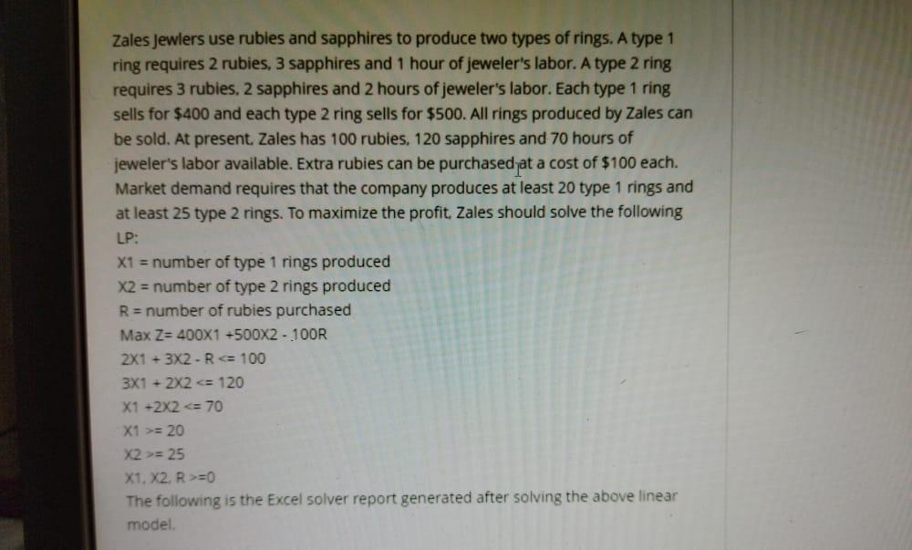 Zales Jewlers use rubies and sapphires to produce