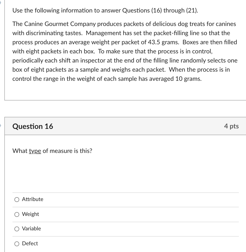 Use the following information to answer Questions