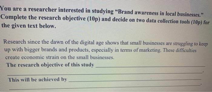 You are a researcher interested in studying