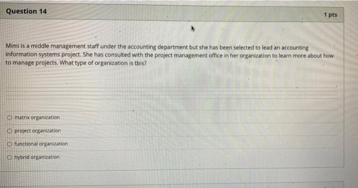 D Question 13 1 pts A vendor has just been