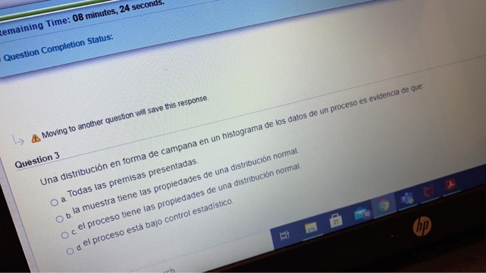 3. A bell-shaped distribution in a histogram of