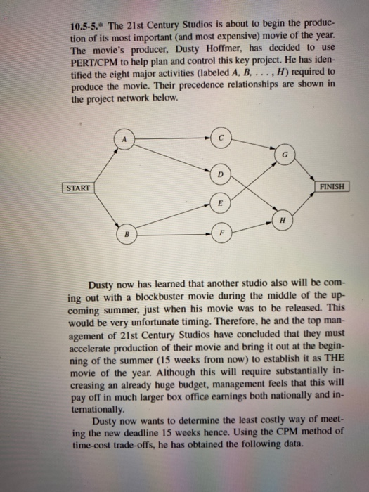 10.5-5. The 21st Century Studios is about to