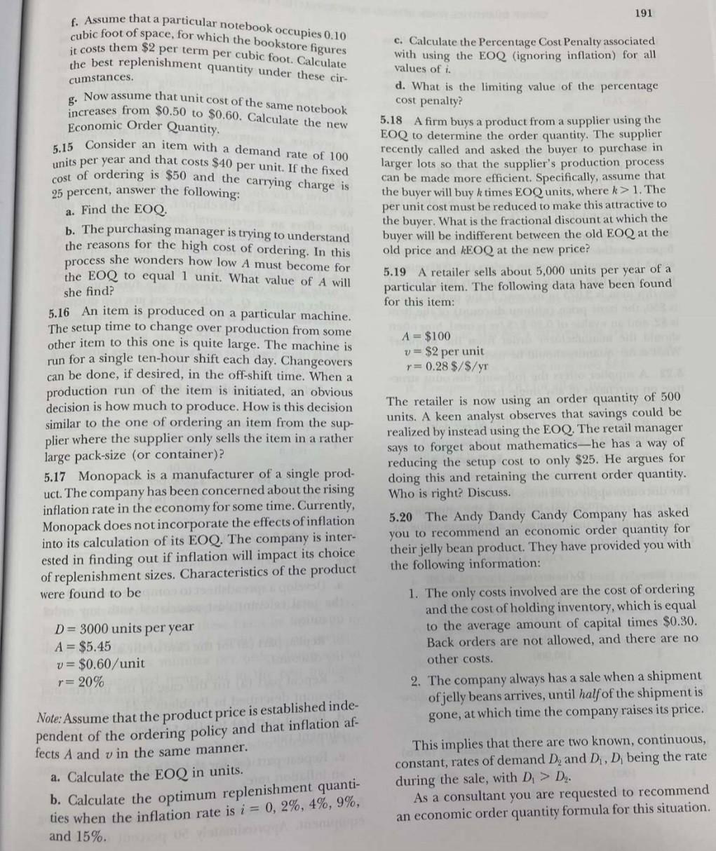 Do 5.20. 191 8. f. Assume that a particular