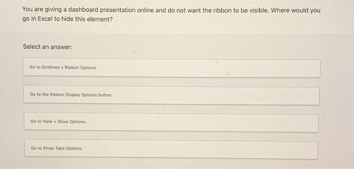 You are giving a dashboard presentation online