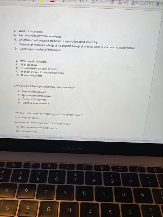 1 What is a hypothesis? AA process to discover