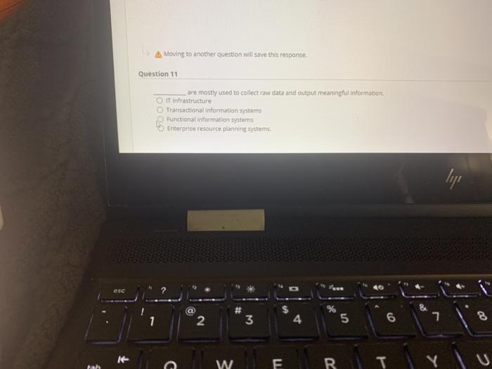 Moving to another question will save this