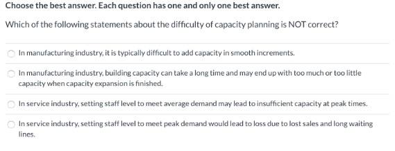 Choose the best answer. Each question has one and