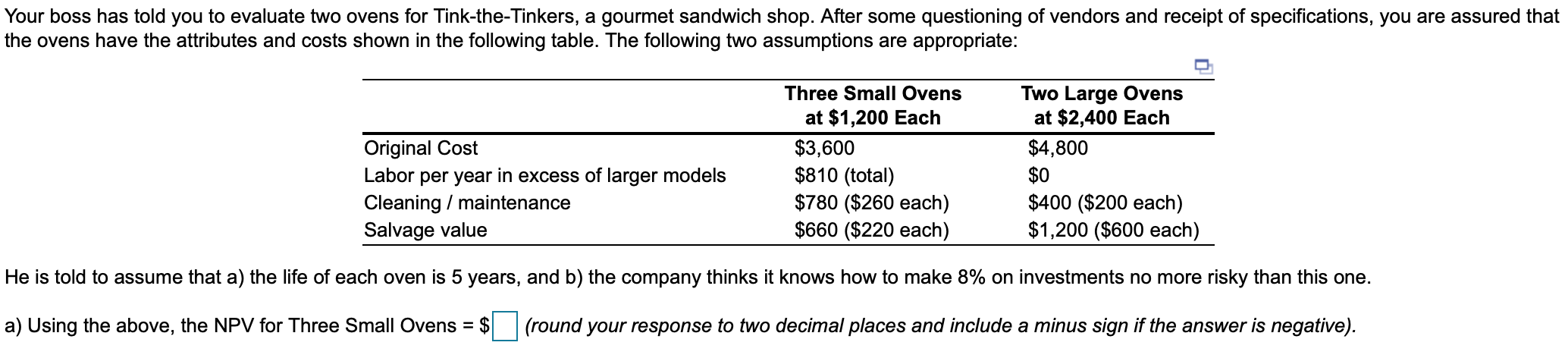 I need help with the following question plus part