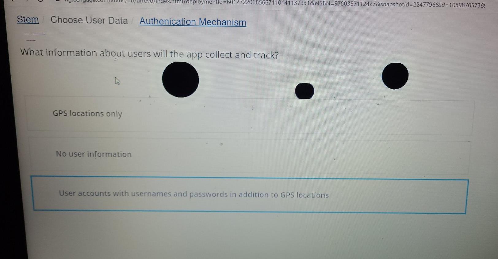 just need second question answered Stem Choose