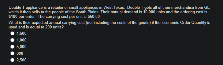 Double T appliance is a retailer of small