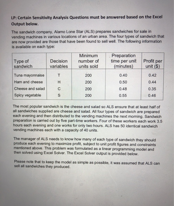 Refer to above Excel output, how many constraints