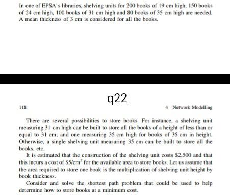 In one of EPSA's libraries, shelving units for